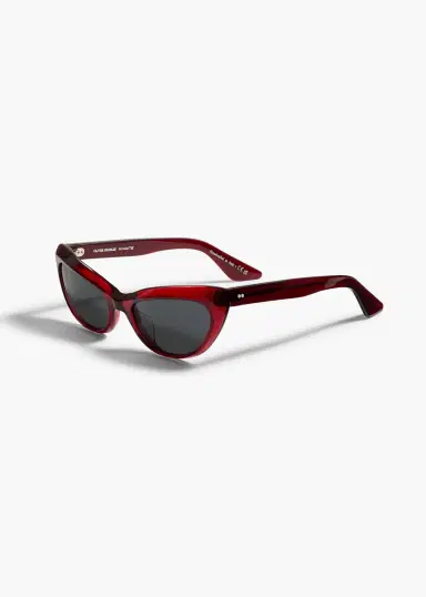 Khaite Khaite X Oliver Peoples 1963C In Dark Red And Grey | Thumbnail 3 Khaite Khaite X Oliver Peoples 1963C In Dark Red And Grey | Thumbnail 3