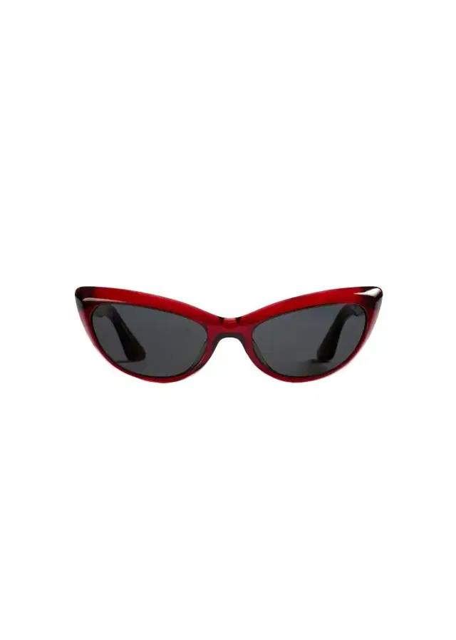 Khaite Khaite X Oliver Peoples 1963C In Dark Red And Grey