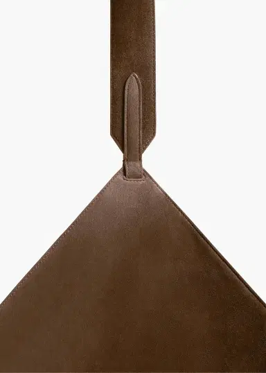 Khaite Small Lotus Tote In Cedar Suede | Thumbnail 4