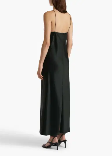 Khaite Taja Dress In Black | Thumbnail 4