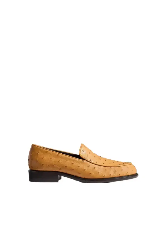 Miles Loafer In Chestnut Ostrich