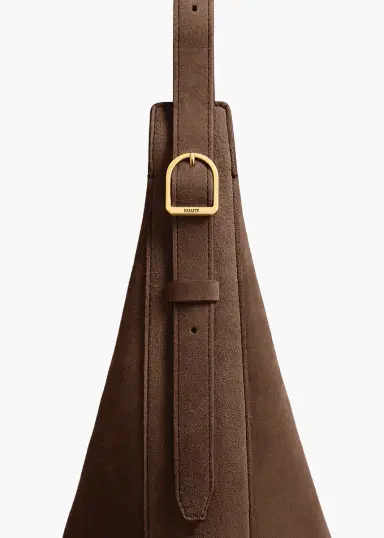 Khaite Small Augustina Crossbody Bag In Cedar Suede | Thumbnail 4