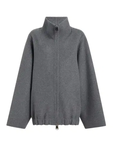 Khaite Garret Jacket In Grey Melange | Thumbnail 1