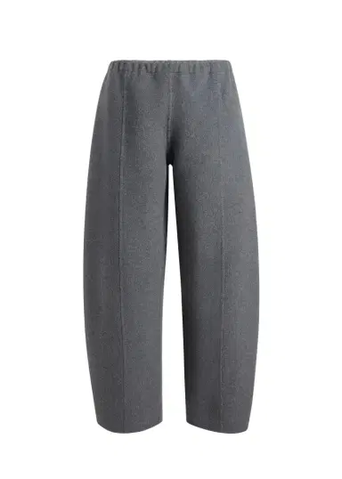Khaite Clover Pant In Grey Melange | Thumbnail 1