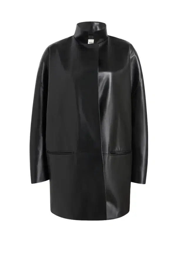 Mura Coat In Black Leather