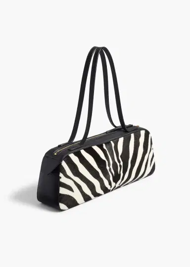 Khaite Simona Shoulder Bag In Zebra Print Haircalf | Thumbnail 2