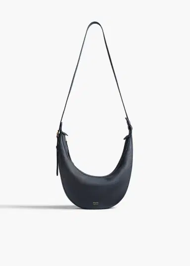 Khaite Small Augustina Crossbody Bag In Midnight Pebbled Leather | Thumbnail 2