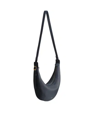 Khaite Small Augustina Crossbody Bag In Midnight Pebbled Leather | Thumbnail 1
