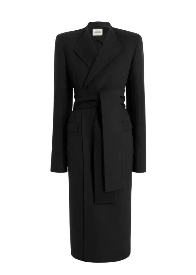 Khaite Jelson Coat In Charcoal