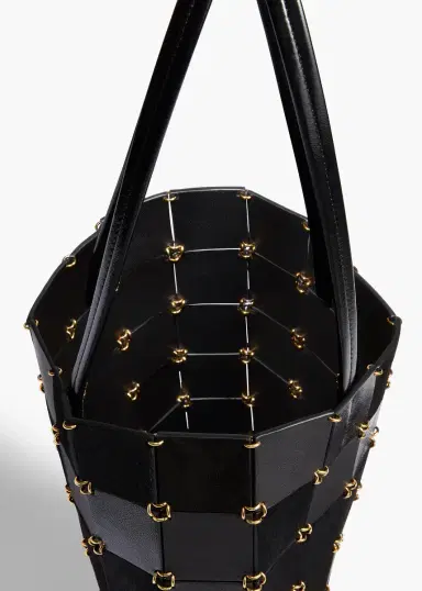 Khaite Small Emma Tote In Black Haircalf Multi Leather | Thumbnail 3 Khaite Small Emma Tote In Black Haircalf Multi Leather | Thumbnail 3
