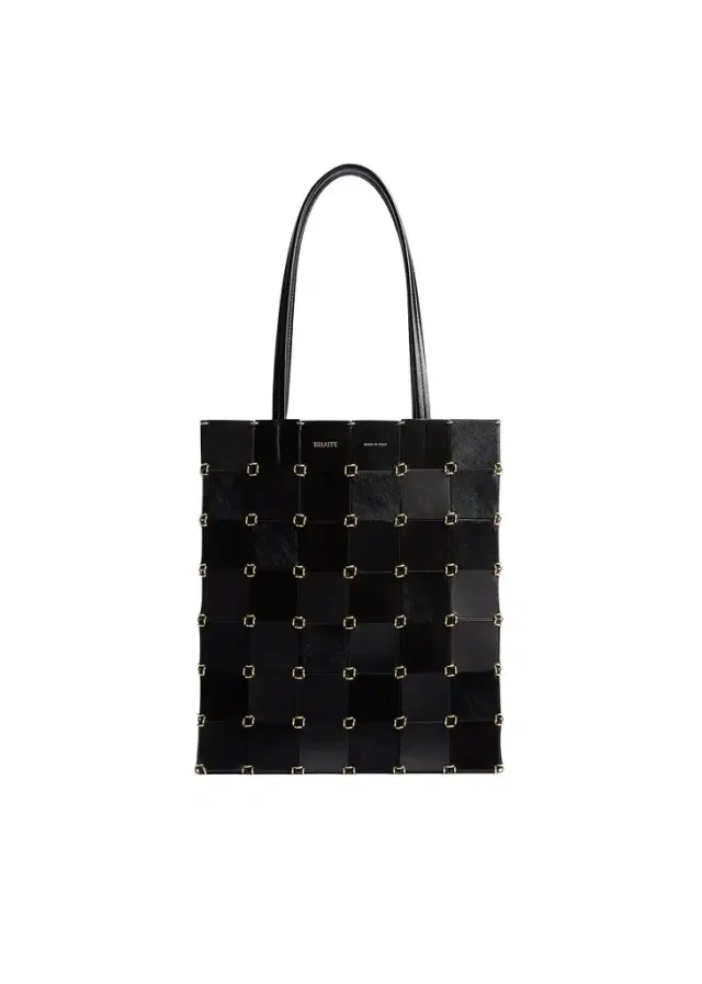 Khaite Small Emma Tote In Black Haircalf Multi Leather