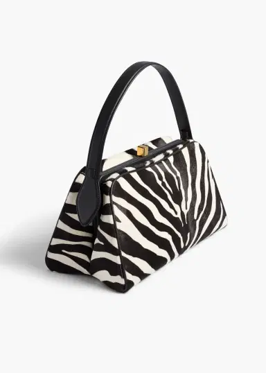 Khaite Cate Bag In Zebra Print Haircalf | Thumbnail 2