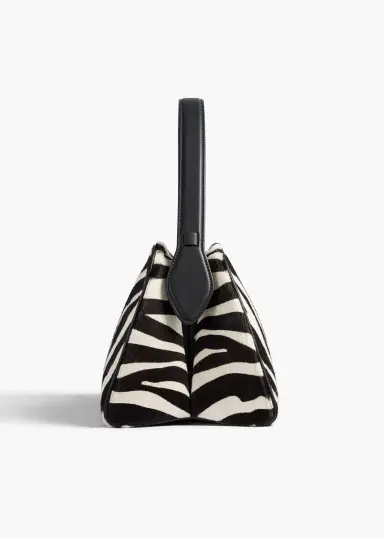 Khaite Cate Bag In Zebra Print Haircalf | Thumbnail 3