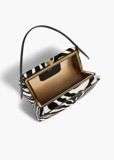 Khaite Cate Bag In Zebra Print Haircalf | Thumbnail 4
