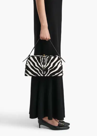 Khaite Cate Bag In Zebra Print Haircalf | Thumbnail 5