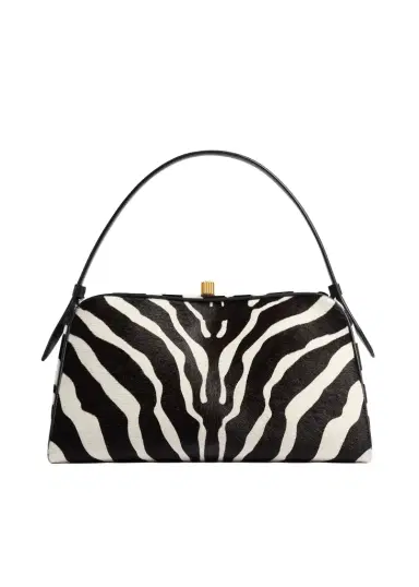 Khaite Cate Bag In Zebra Print Haircalf | Thumbnail 1