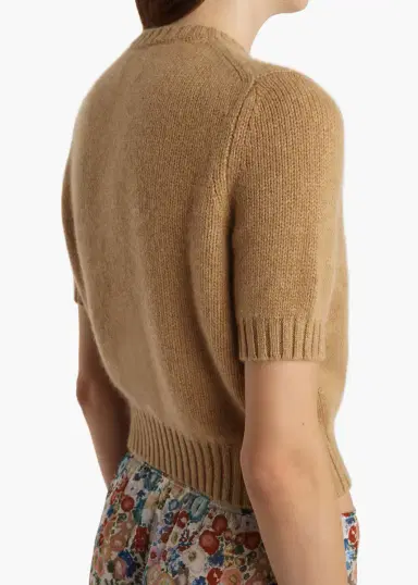 Khaite Nora Cardigan In Biscotti | Thumbnail 6