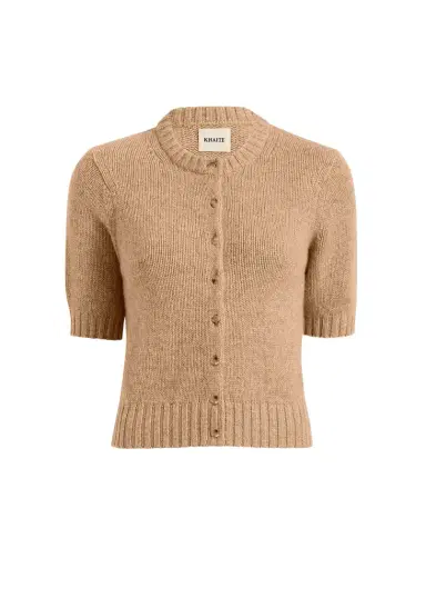 Khaite Nora Cardigan In Biscotti | Thumbnail 1