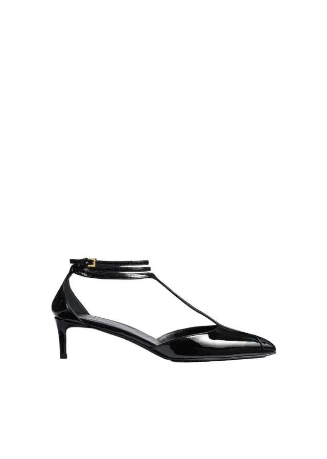 Khaite Mia Pump In Black Patent Leather