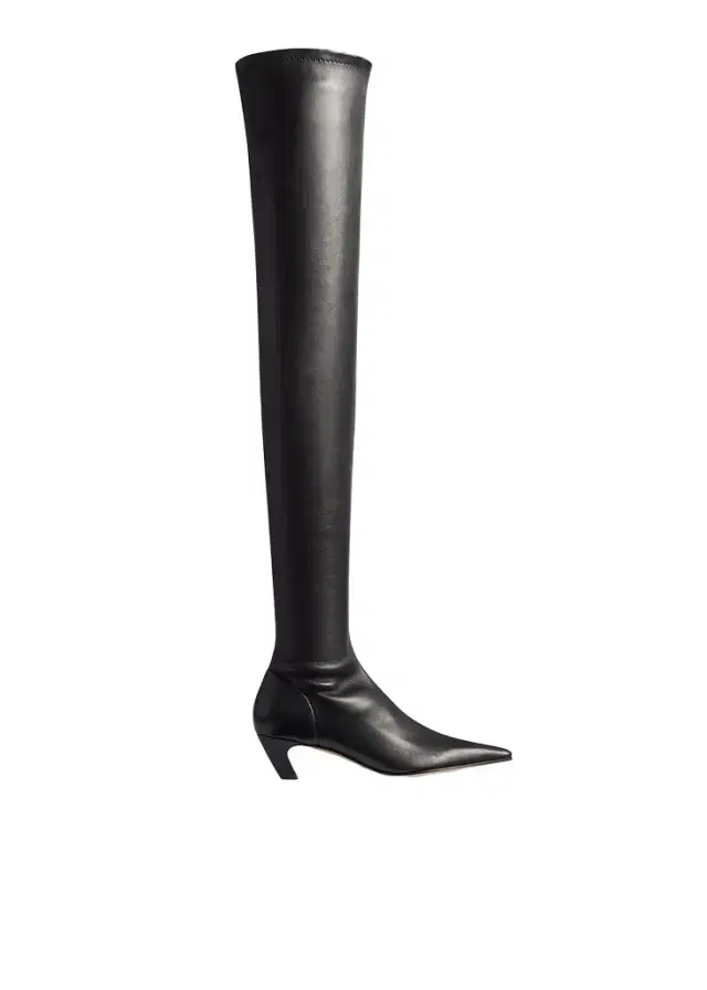 Khaite Arizona Over-The-Knee Stretch Boot In Black Nappa Leather