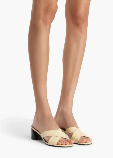 Khaite Liria Sandal In Butter Glazed Leather | Thumbnail 5