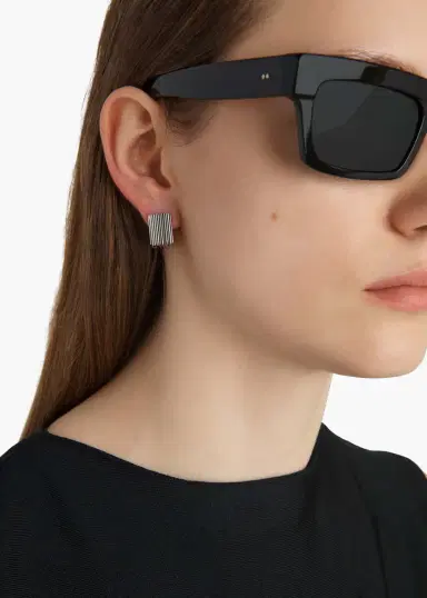 Khaite Small Empire Earrings In | Thumbnail 3 Khaite Small Empire Earrings In | Thumbnail 3