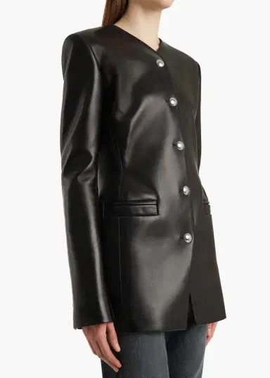 Khaite Naran Jacket In Black Leather | Thumbnail 5 Khaite Naran Jacket In Black Leather | Thumbnail 5