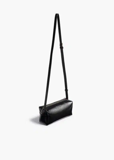 Khaite Mini Kye Crossbody Bag In Black Crackle Patent Leather | Thumbnail 2 Khaite Mini Kye Crossbody Bag In Black Crackle Patent Leather | Thumbnail 2