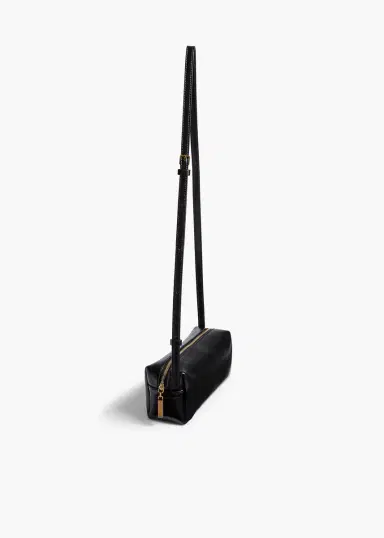 Khaite Mini Kye Crossbody Bag In Black Crackle Patent Leather | Thumbnail 4 Khaite Mini Kye Crossbody Bag In Black Crackle Patent Leather | Thumbnail 4