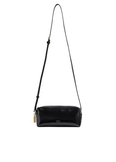Khaite Mini Kye Crossbody Bag In Black Crackle Patent Leather | Thumbnail 1 Khaite Mini Kye Crossbody Bag In Black Crackle Patent Leather | Thumbnail 1