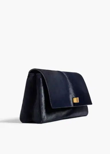 Khaite Audrey Clutch In Midnight Haircalf | Thumbnail 2
