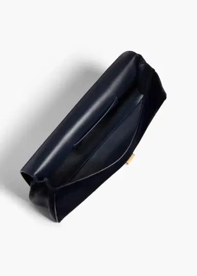 Khaite Audrey Clutch In Midnight Haircalf | Thumbnail 4