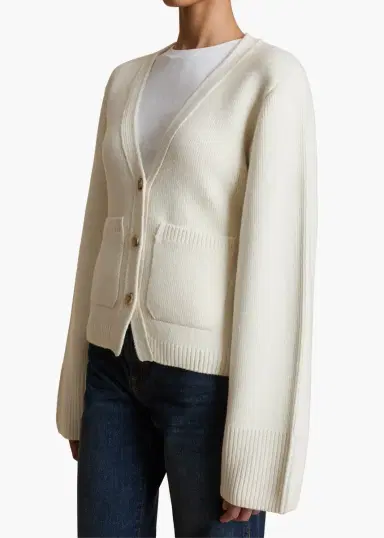 Khaite Scarlet Cardigan In Glaze | Thumbnail 4 Khaite Scarlet Cardigan In Glaze | Thumbnail 4