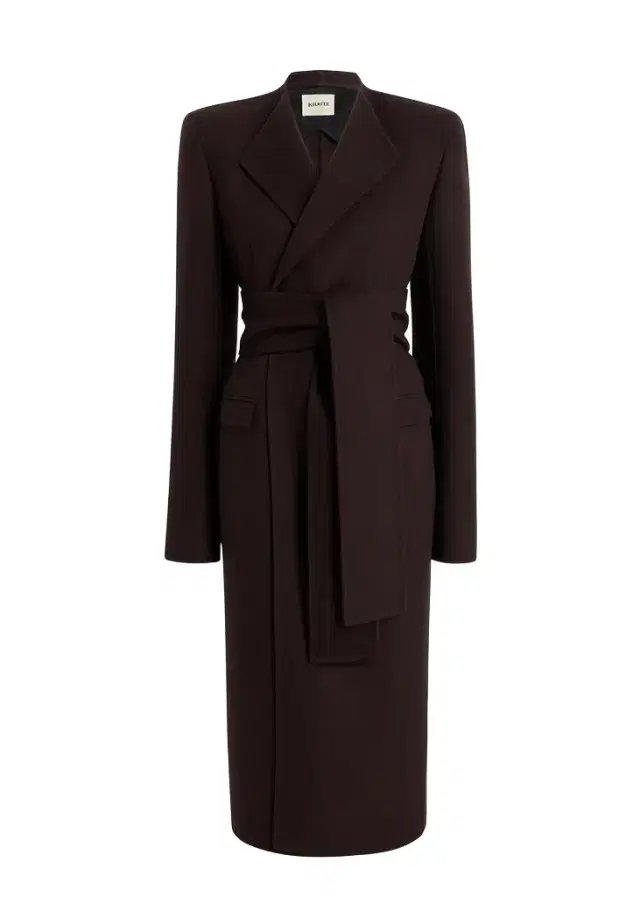 Khaite Jelson Coat In Dark Brown