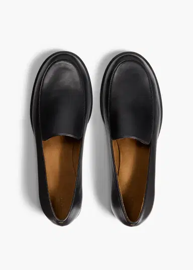 Khaite Miles Loafer In Black Leather | Thumbnail 3 Khaite Miles Loafer In Black Leather | Thumbnail 3