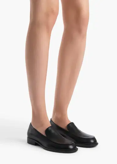Khaite Miles Loafer In Black Leather | Thumbnail 4 Khaite Miles Loafer In Black Leather | Thumbnail 4