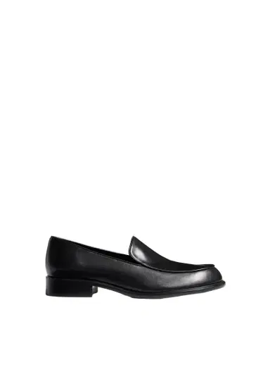 Khaite Miles Loafer In Black Leather | Thumbnail 1 Khaite Miles Loafer In Black Leather | Thumbnail 1