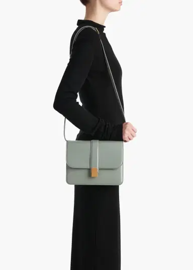 Khaite Blake Crossbody Bag In Eucalyptus Leather | Thumbnail 5 Khaite Blake Crossbody Bag In Eucalyptus Leather | Thumbnail 5