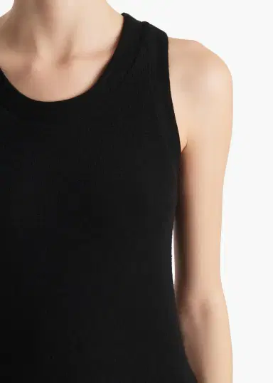 Khaite Isha Top In Black Silk Cashmere Jersey | Thumbnail 6 Khaite Isha Top In Black Silk Cashmere Jersey | Thumbnail 6