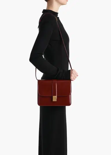 Khaite Blake Crossbody Bag In Oxblood Leather | Thumbnail 5 Khaite Blake Crossbody Bag In Oxblood Leather | Thumbnail 5