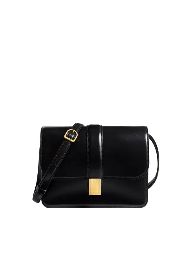 Khaite Blake Crossbody Bag In Black Leather
