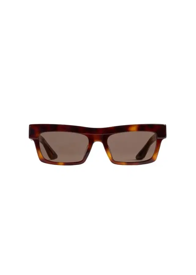 Khaite Khaite X Oliver Peoples 1985C In Dark Mahogany And Brown