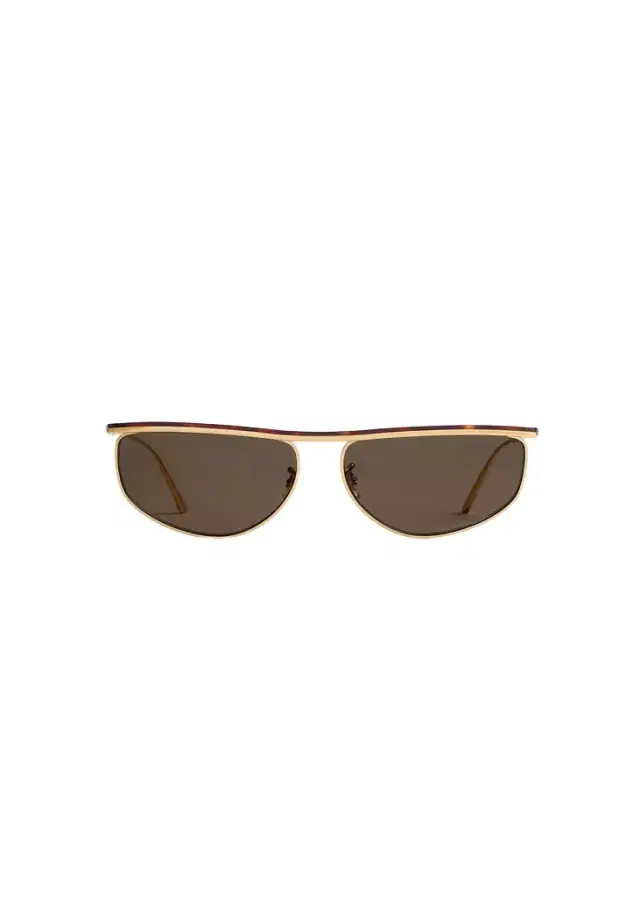 Khaite Khaite X Oliver Peoples 1986C In Gold And Green