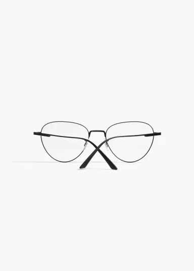 Khaite Khaite X Oliver Peoples 1991Rx In Matte Black | Thumbnail 3