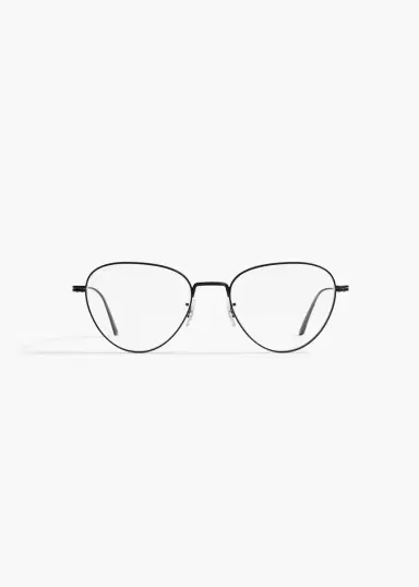 Khaite Khaite X Oliver Peoples 1991Rx In Matte Black | Thumbnail 1