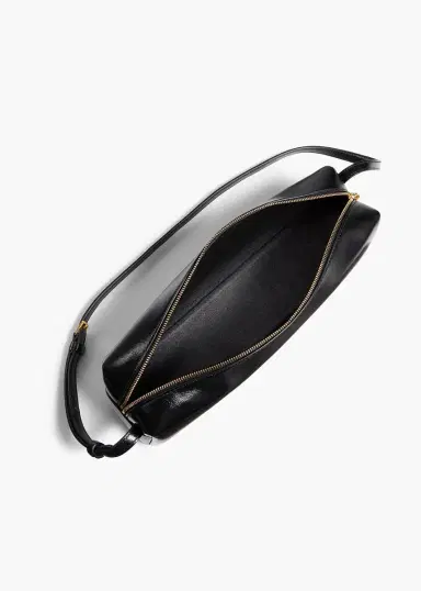 Khaite Kye Shoulder Bag In Black Crackle Patent Leather | Thumbnail 4