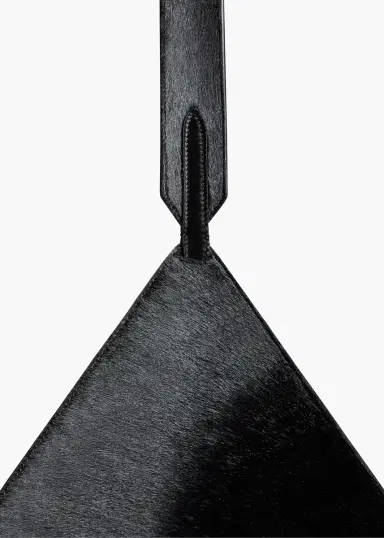 Khaite Small Lotus Tote In Black Haircalf | Thumbnail 4