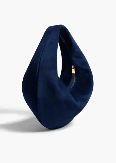 Khaite Medium Olivia Hobo In Midnight Suede | Thumbnail 2