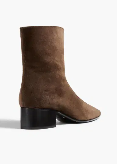 Khaite Andee Ankle Boot In Ebano Suede | Thumbnail 3