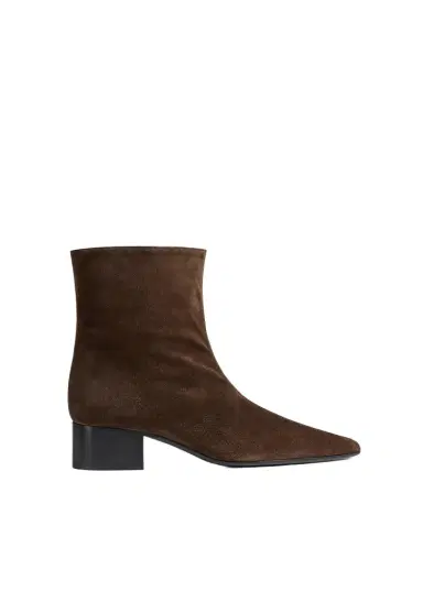 Khaite Andee Ankle Boot In Ebano Suede | Thumbnail 1